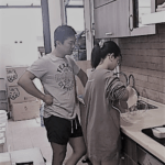 Taking a break WFH and baking together