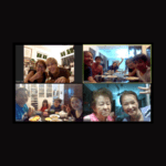We had dinner and talked for 2 hours