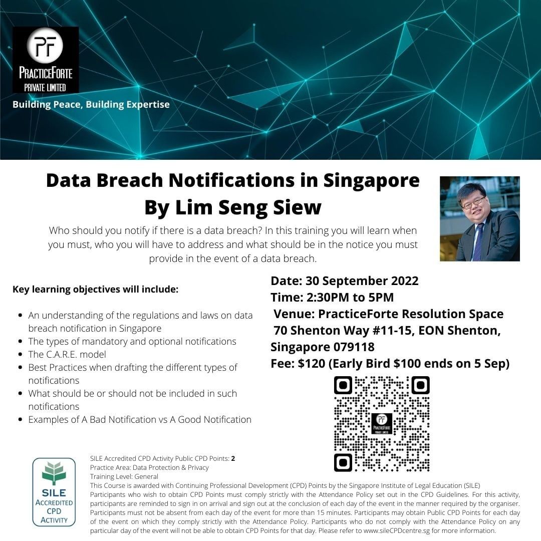 Data Breach Notifications in Singapore