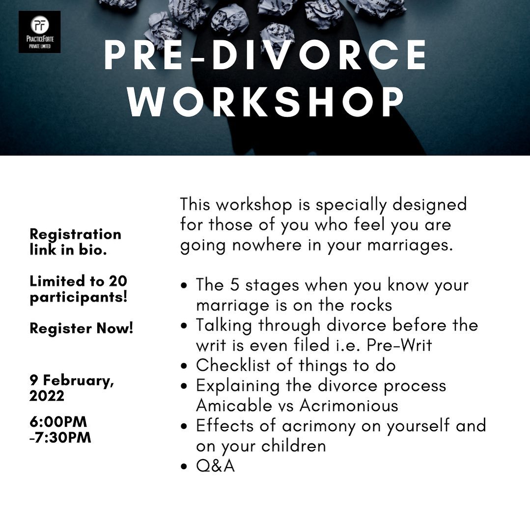 Pre-Divorce Workshop